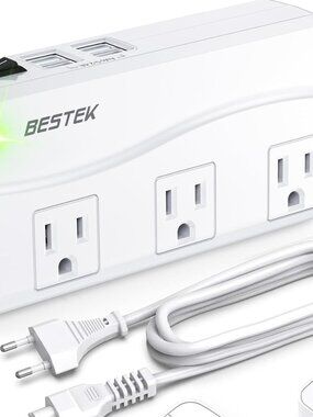 BESTEK Universal Travel Adapter 220V to 110V Voltage Converter